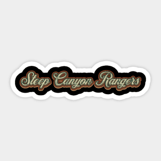 Steep Canyon Rangers Vintage Text Sticker